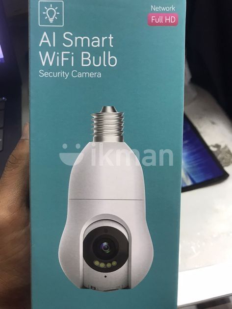 Mp Light Bulb Wifi Cctv Tuya Ptz Camera Rotation Two Way Audio