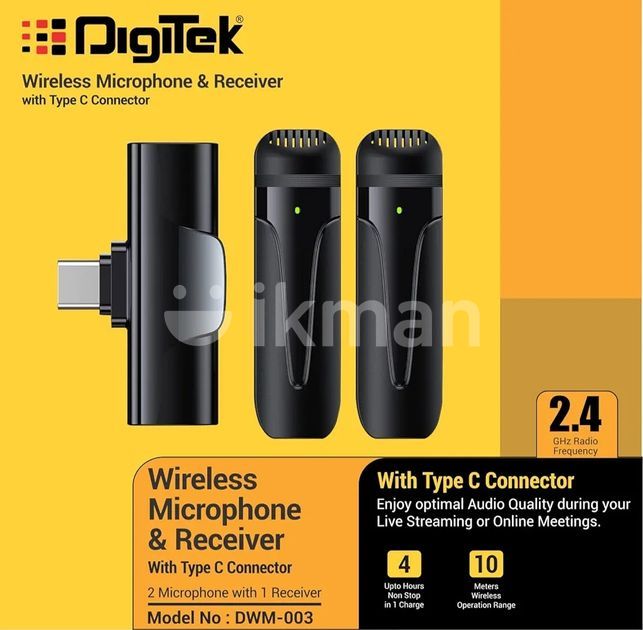 Digitek Dwm Pro Dual Wireless Microphone System For Sale In Colombo