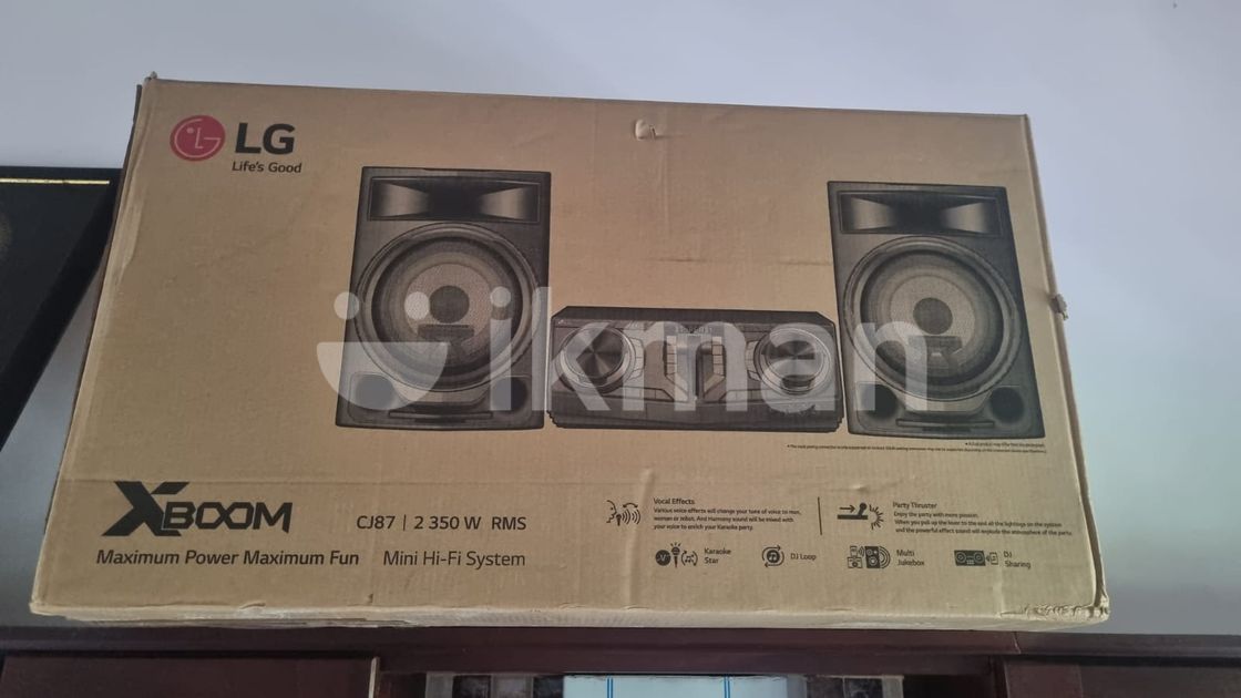 LG XBOOM CJ87 2350W Hi Fi System කළතර නගරය ikman