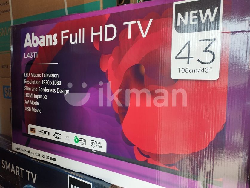 New 43 Inch Abans Full HD LED TV For Sale In Wellampitiya Ikman