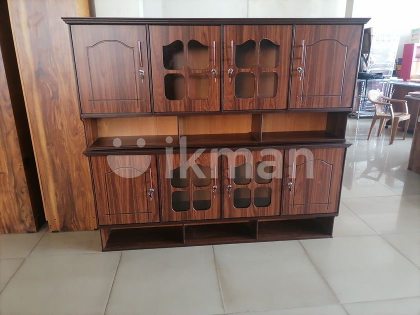 New Melamine 4pc Pantry Cupboard With Glass For Sale Homagama Ikman