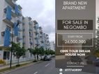 02 Bedroom Apartment for Sale in Negombo