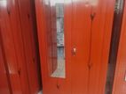 02 Door Melamine Dising Wardrobe -Steel