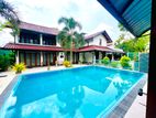 02-Story House with Swimming Pool for Sale in Pelawaththa