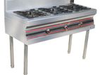 04 Burner Stove With Stand / In-Line