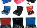 06 inch Metal Cash Box with Money Tray and Key Lock