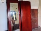 Antique Teak Cupboard with Mirror