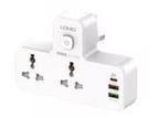 1 USB - C & 2 A Outlets Plug Multi Socket