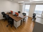 10 Seats - Fully Furnished Managed Office for Rent in Colombo 1