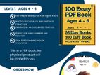 100 Essay Pdf Book | Ages 4 to 6