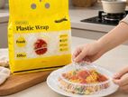 100 Pcs Elastic Plastic Wrap Disposable Food Cover