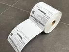 100mm x 150mm T/T 1UPS 250 PCS - Barcode Label roll