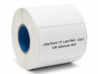 100x75mm T/t Label Roll – 1 up | 500 Labels Per