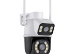 1052 6MP Dual Lens WiFi PTZ CCTV IP Camera Night Vision Color