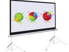 10*8 feet Brilliant White Semi Auto Tripod Screen