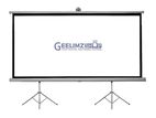 10*8 feet Brilliant White Semi Auto Tripod Screen