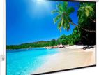 10*8 Semi Auto 4K Manual Projector Screen