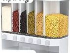 10L Cereal Dispenser Wall-mounted Dry Food Multi Storage Box