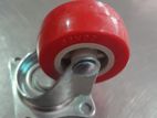 11/2 Castor Wheel Red With Out Lock