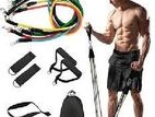 11 Pcs Power Resistance Band - Exerciser GYM