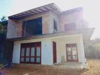 3-Story House (Half Finished) with Land for Sale in Polgasowita