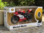 1:12 Metal Die-Cast Racing Motorcycle Toy with Lights Music