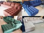 11*6 New L Sofa Fabrics Two Tone - Luxury