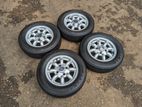 12” Alloy Wheels With 155/70/12 Tyres