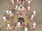 12 Bulbed Chandelier Set of 2