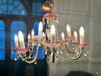 12 Bulbed Chandelier Set of 2