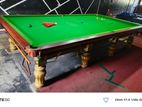 12 feet steel cushion snooker table with full set