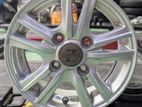 12 INCH 4 STUD 100 PCD 4JJ ALLOY WHEELS SET