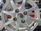 12 INCH 4 STUD 100 PCD 4JJ ALLOY WHEELS SET