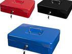 12 Inch Metal Cash Box With Tray