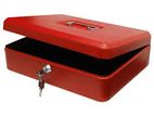 12 Inch Red Color Cash Box|