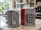 12 JARS ROTATING SPICE TOWER RACK