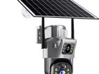 12 MP 3 Lens 6 K 4 G Solar Ip Camera V380 App