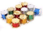 12 Pcs Christmas Mini Drums Hanging Xmas Tree Decorations