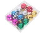 12 Pcs Decorative Multicolor Christmas Balls