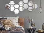 12 Pcs Mirror Effect Tile Wall Sticker (P02143)