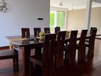 12 Seater dining table with chairs kubuk