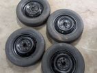 12" Steel Rims with Tires