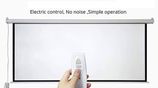 120"×90" Electric Screen with Remote