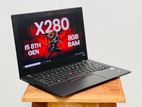 12.5" FHD 8th Gen Lenovo Thinkpad X280 8GB and 256GB SSD Laptop