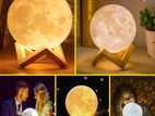 12CM LED Moon Lamp Night Light Colors For Gifts with Wooden Stand