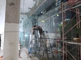 12mm Double Height Glass Wall Installation