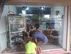 12mm Tempered Glass Shop Front Partition Works
