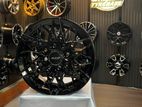 12X4.5 8X100/114.3 GLOSS BLACK ALLOY WHEEL