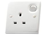 13A S/Socket Outlet Orange