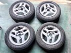 13'inch Alloy Wheel Set with Japan Recondition Tyers